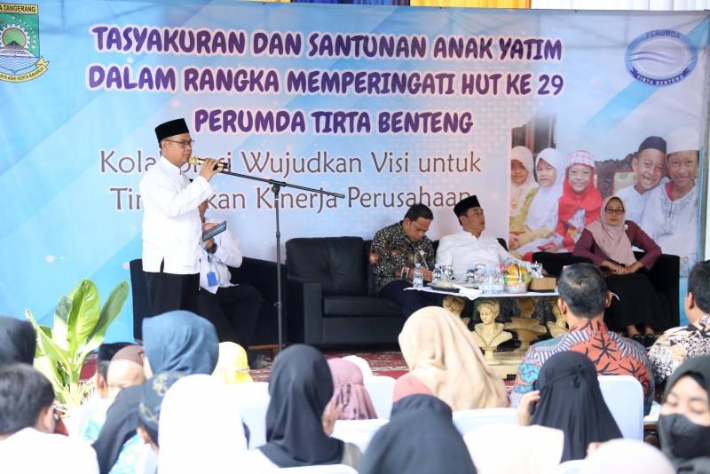 Peringati HUT ke-29 Perumda TB, Pj Walikota Tangerang Ajak Perusahaan Lebih Inovatif