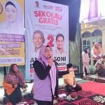 Kunjungan Ke Balaraja, Intan Disambut Ratusan Emak-Emak