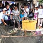 Maesyal Rasyid Ikut Panen Ribuan Ikan Lele Bersama Warga Desa Gandaria
