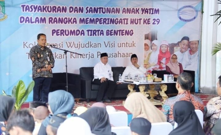 Peringati HUT ke-29 Perumda TB, Pj Walikota Tangerang Ajak Perusahaan Lebih Inovatif