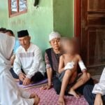 Kisah Pilu Bocah Korban Kecelakaan Truk Tanah Saat Dijenguk Tim Maesyal-Intan dan Andra-Dimyati