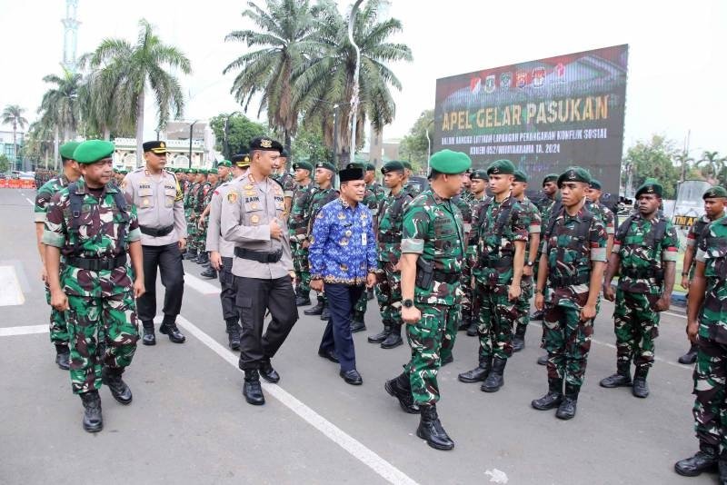 Kolaborasi TNI, Polri, dan Pemkot Tangerang: 350 Personel Siap Amankan Pilkada Serentak