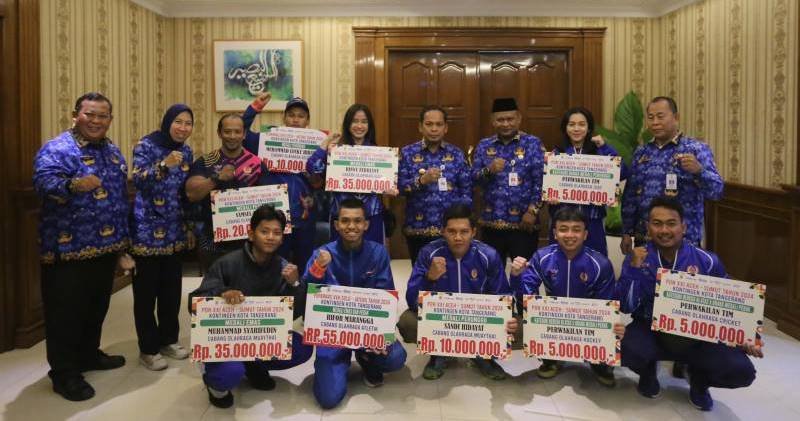 Pemkot Tangerang Berikan Bonus 480 Juta untuk Atlet PON dan Peparnas