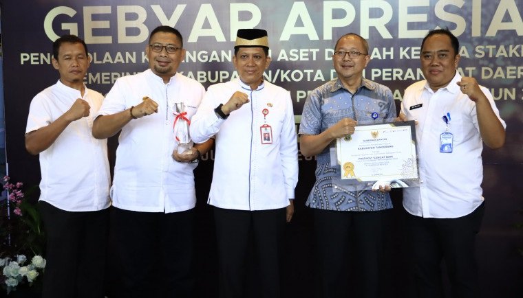 Kabupaten Tangerang Juara 2 Pengelolaan Keuangan se-Banten