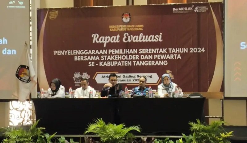 Evaluasi Pemilu 2024, KPU Kabupaten Tangerang Siap Berbenah