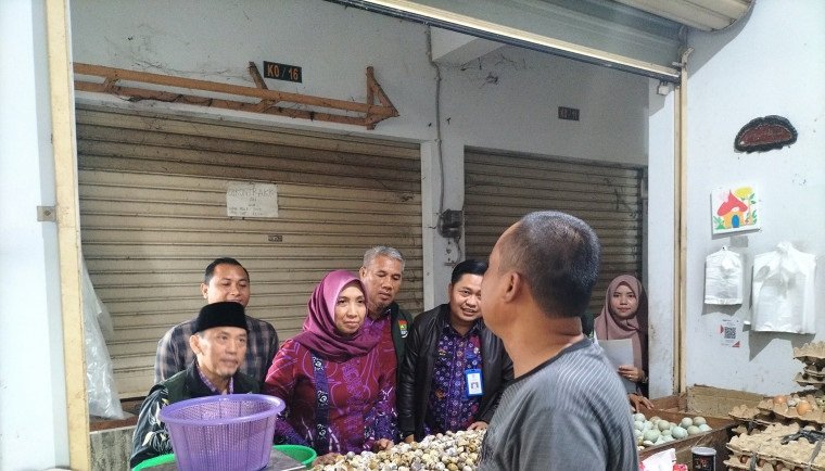 Sidak Pasar Tigaraksa, TPID Pantau Harga dan Stok Pangan