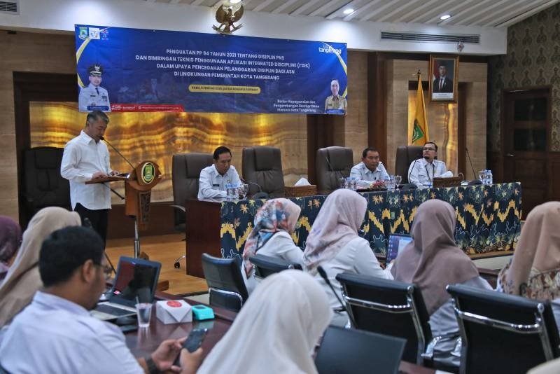 Pemkot Tangerang Sosialisasikan Disiplin ASN dan Penggunaan Aplikasi I'DIS