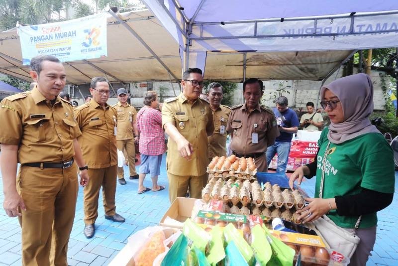 Jaga Stabilitas Pangan, Pemkot Tangerang Gelar GPM di 13 Kecamatan