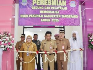 Pj Bupati Tangerang Resmikan Gedung Hemodialisa di RSUD Pakuhaji