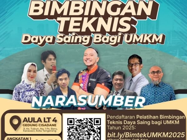 Pendaftaran Bimtek Daya Saing UMKM Kota Tangerang Dibuka, Gratis!