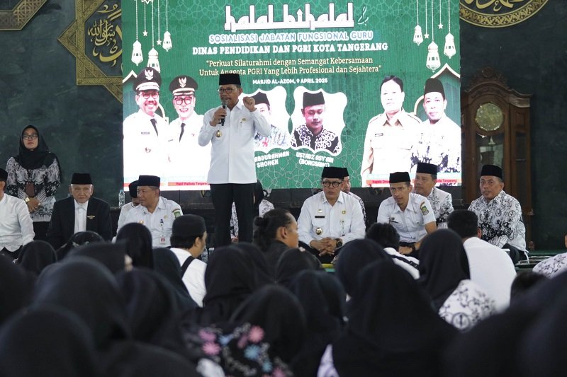 Sachrudin Tegaskan Komitmen untuk Pendidikan Saat Halalbihalal PGRI