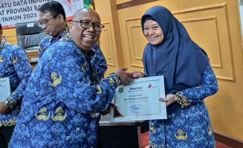 Tangsel Raih Penghargaan Penyelenggara Statistik Sektoral Terbaik III se Banten