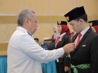 Walikota Benyamin Kukuhkan Duta Pancasila Paskibraka