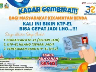Pemkot Tangerang Uji Coba KTP-el Sehari Jadi di Kecamatan Benda
