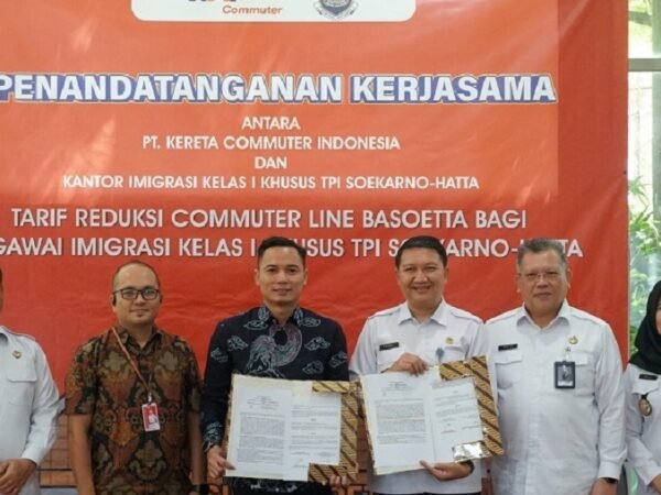 Imigrasi Soetta Teken MoU dengan KAI Commuter, Mobilitas Pegawai Lebih Efisien