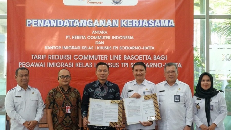 Imigrasi Soetta Teken MoU dengan KAI Commuter, Mobilitas Pegawai Lebih Efisien