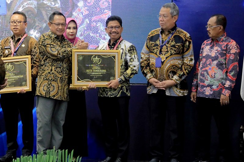 Juara Nasional SPM, Pemkot Tangerang Diapresiasi Mendagri