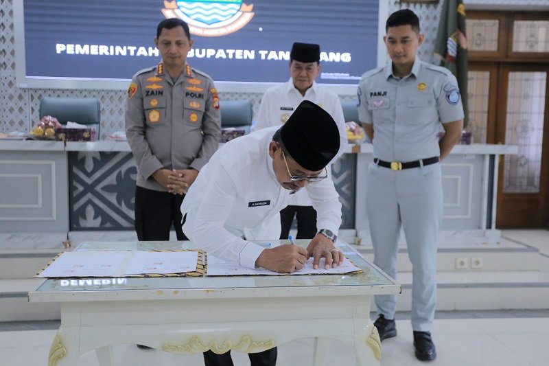 Pemkot Tangerang Teken MoU TACS, Klaim Santunan Lakalantas Dipercepat
