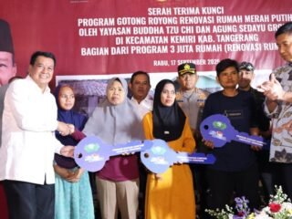 Menteri PKP Apresiasi Program Bedah Rumah Pemkab Tangerang