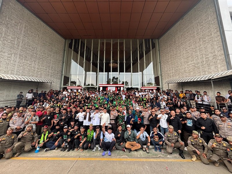 Ojol Tangsel Gelar Aksi Damai, Tegaskan Tolak Anarkisme