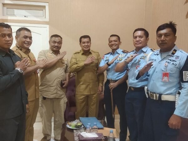 Perkuat Sinergi TNI AU dan Pemda, Komandan Lanud Rumpin Audiensi dengan Bupati