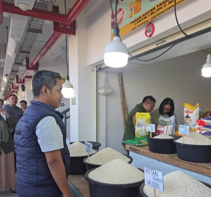Harga Beras di Kota Tangerang Rata-Rata Rp15 Ribu per Kilogram
