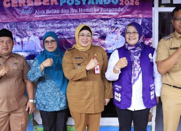 Wabup Tangerang Pantau Pelaksanaan Gerebek Posyandu di Rajeg