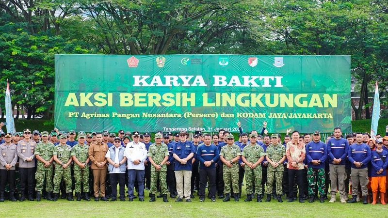 Aksi Bersih Lingkungan di Tangsel Libatkan Pemkot, TNI, dan Masyarakat