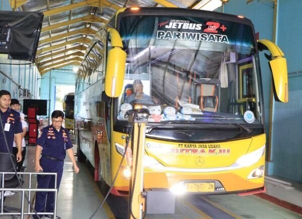 Dishub Kabupaten Tangerang Periksa Armada Mudik Gratis