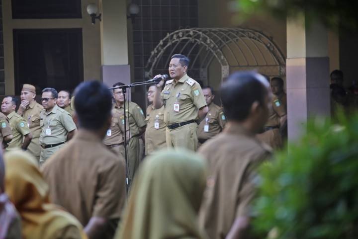 Terapkan WFH, Sekda Tangerang Minta ASN Disiplin Kinerja