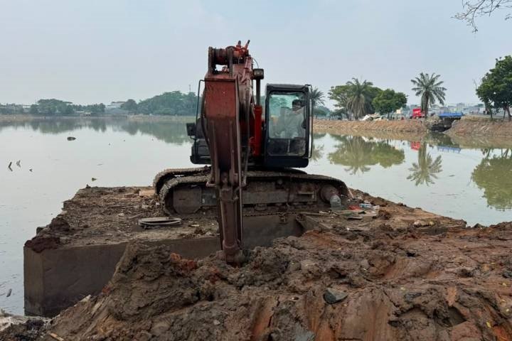 Normalisasi Situ Bulakan Capai 80 Persen