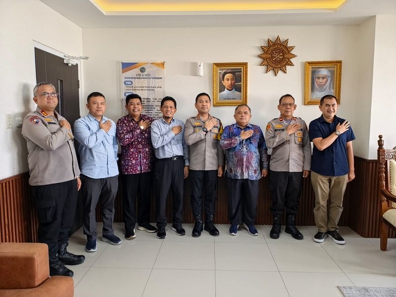 Polres Metro Tangerang Kota Rangkul UMT, Rektor: Kritik Bagian dari Demokrasi