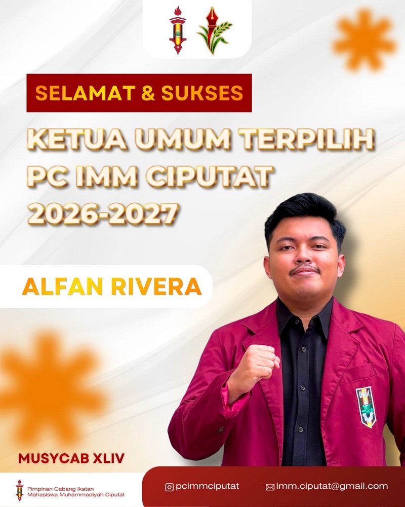 Alfan Rivera Terpilih Pimpin PC IMM Ciputat Periode 2026–2027