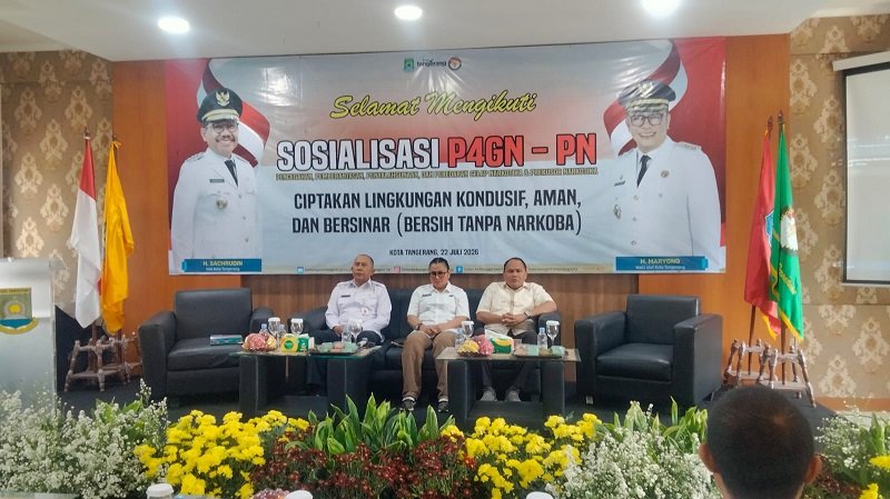 Kesbangpol dan BNN Kota Tangerang Perkuat Kolaborasi Cegah Narkoba