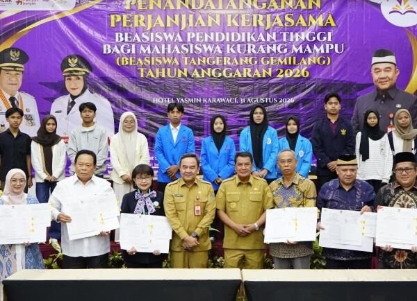 Pemkab Tangerang Gandeng 26 Perguruan Tinggi Salurkan Beasiswa bagi 1.075 Mahasiswa