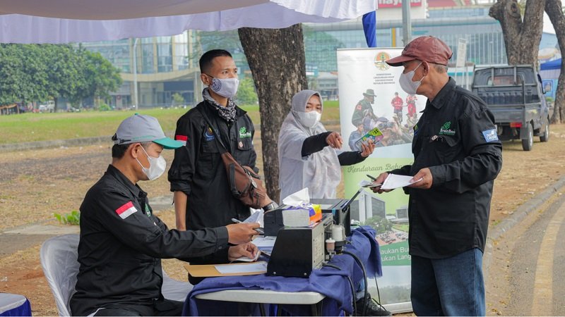 DLH Tangsel Gelar Uji Emisi, Target 1.500 Kendaraan