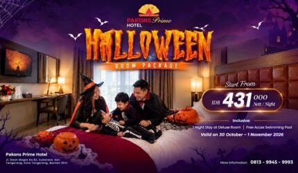 Pakons Prime Hotel Tawarkan Promo Kamar dan Paket Halloween