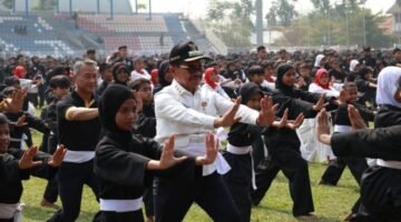 Diikuti 5.021 Pelajar, Gebyar Silat Kota Tangerang Pecahkan Rekor MURI