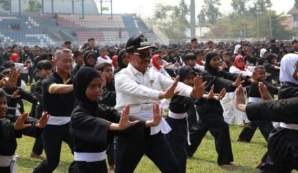Diikuti 5.021 Pelajar, Gebyar Silat Kota Tangerang Pecahkan Rekor MURI